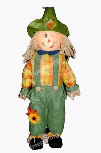 Scarecrow Doll Harvest Boy Autumn