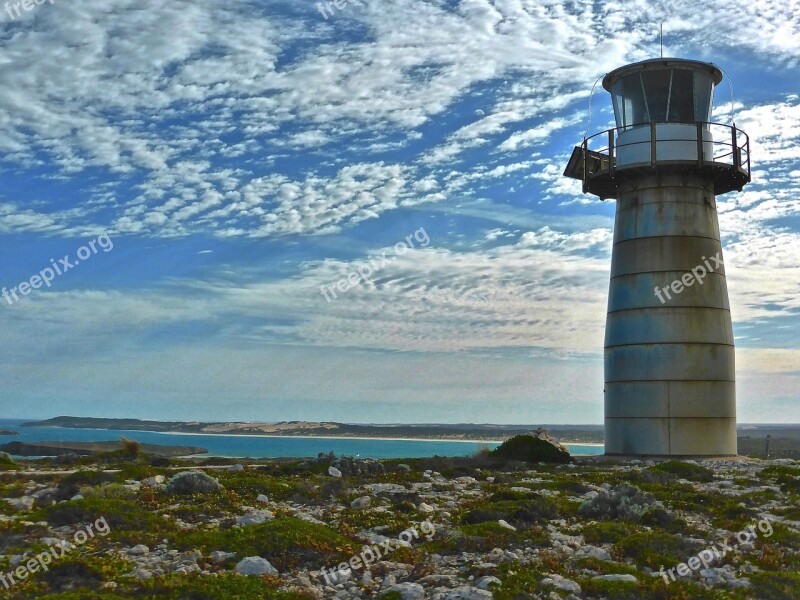 Lighthouse West Cape Innes National Park Coast Sky