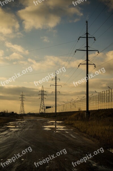 Power Poles Power Lines Wires Electricity Free Photos