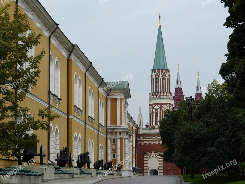 Moscow Russia Capital Kremlin Historically