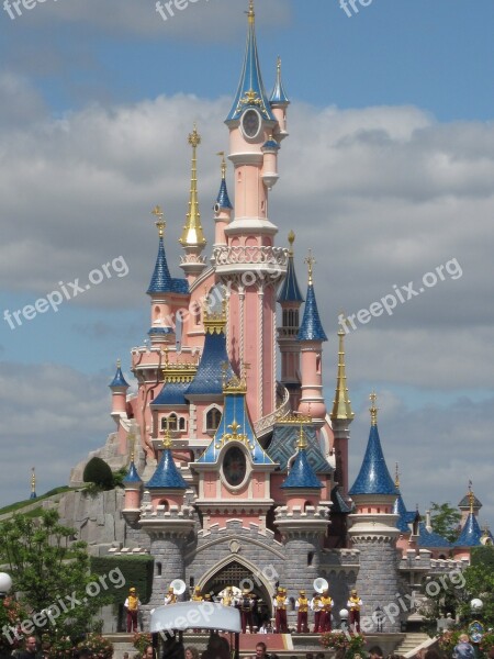 Eurodisney Castle Fairy Tale Free Photos