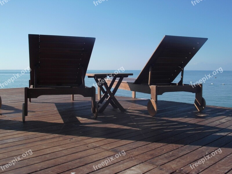 Deck Chair Relax Sea Turkey Vacations