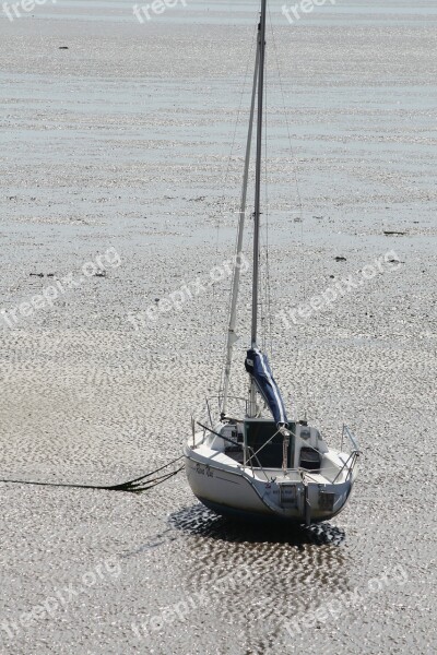 Sailboat Tide France Boat Free Photos