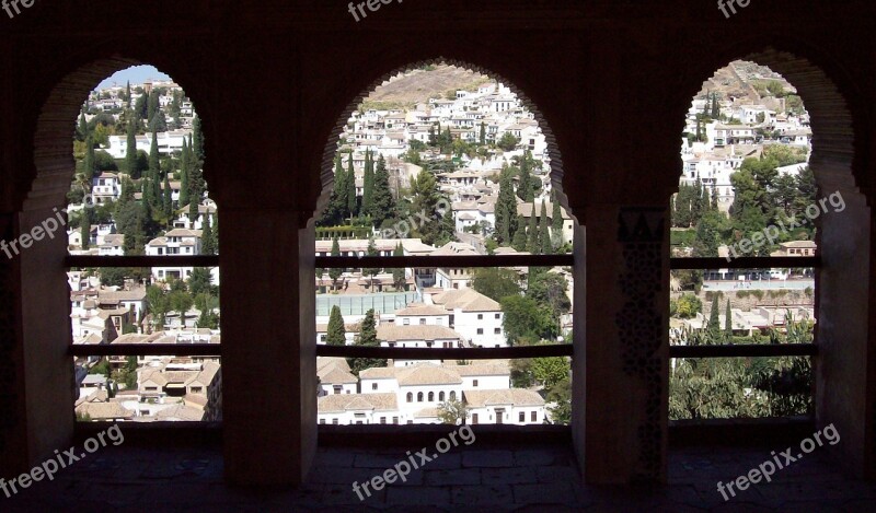 Alhambra Spain Architecture Spanish Moorish