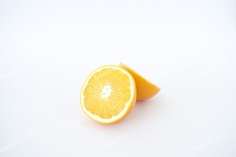 Orange Slice Food Fruit Healthy