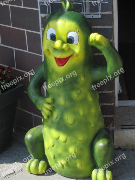 Spreewald Cucumber Mascot Free Photos