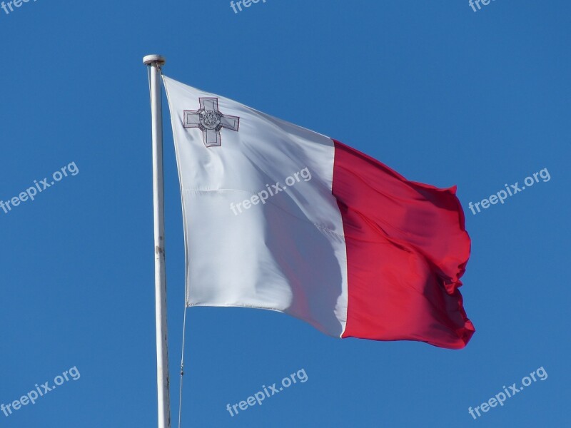 Flag Malta Brier Blow Free Photos