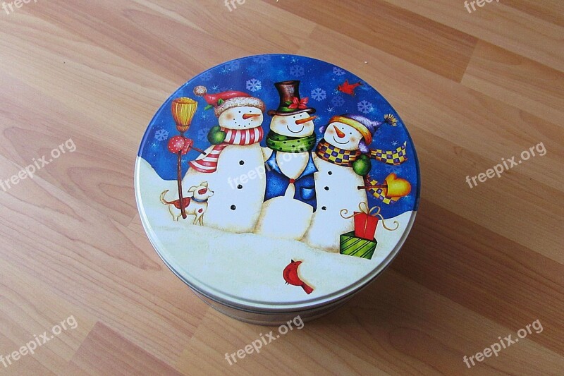 Christmas Box Cookie Jar Christmas Themes Free Photos