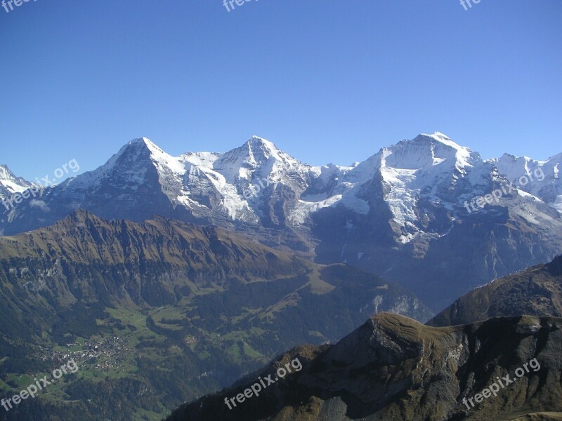 Eiger Monk Virgin Mountains Grindelwald