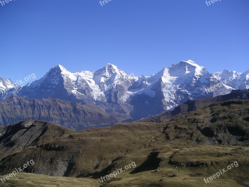 Eiger Monk Virgin Mountains Grindelwald