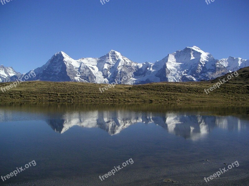 Eiger Monk Virgin Mountains Grindelwald