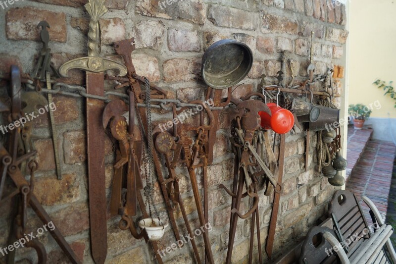 Old Tool Collection Wall Tool Free Photos