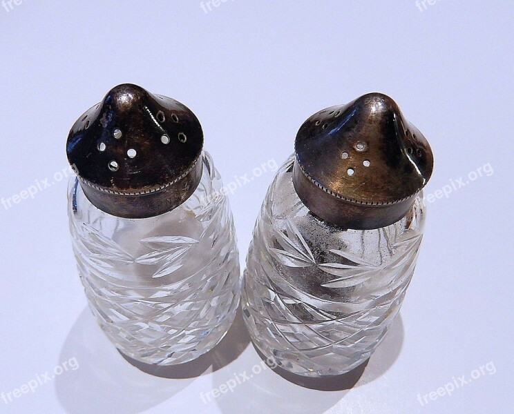 Table Salt Pepper Glass Shaker Free Photos