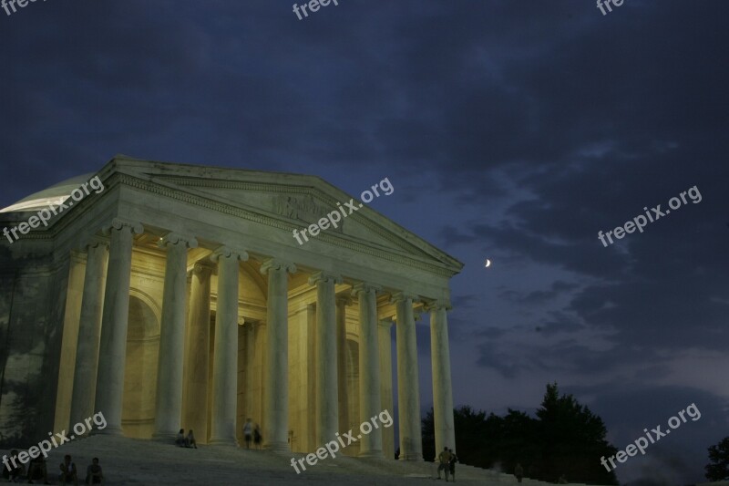 Thomas Jefferson Memorial Memorial Washington Dc Usa Landmark