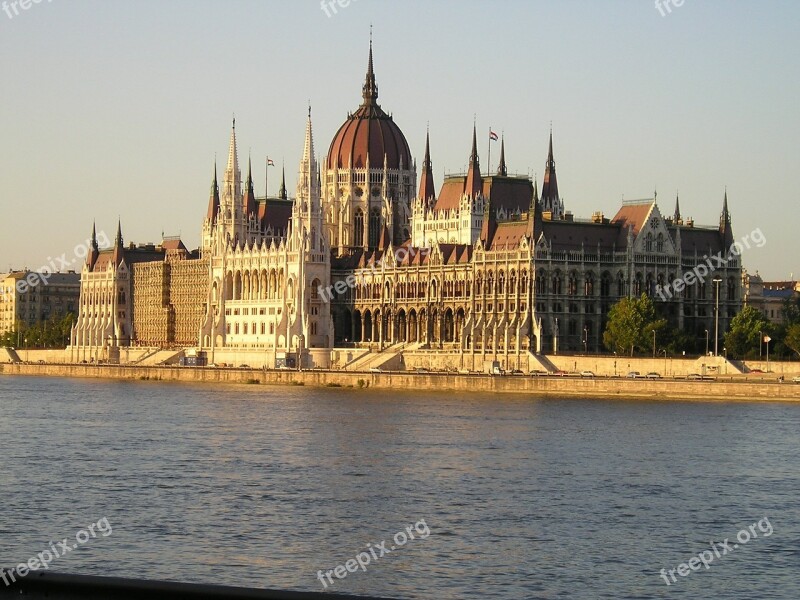 Budapest The Parliament Hungary Building City