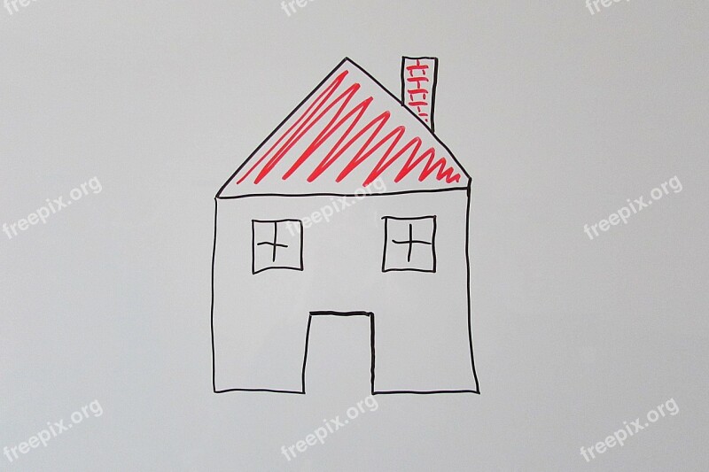 House Home Drawing Property Sketch