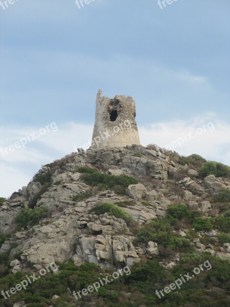 Nuraghe Tower Historically Round Towers Defensive Tower