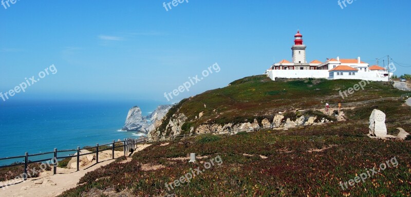 Lighthouse Cabo Da Roca Portugal West Europe