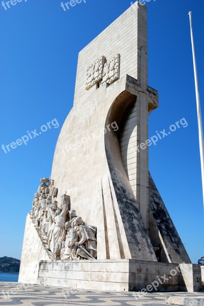 Monument Explorers Lisbon Portugal Free Photos