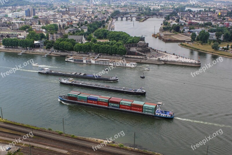 Germany Koblenz Rhine Mosel Sachsen