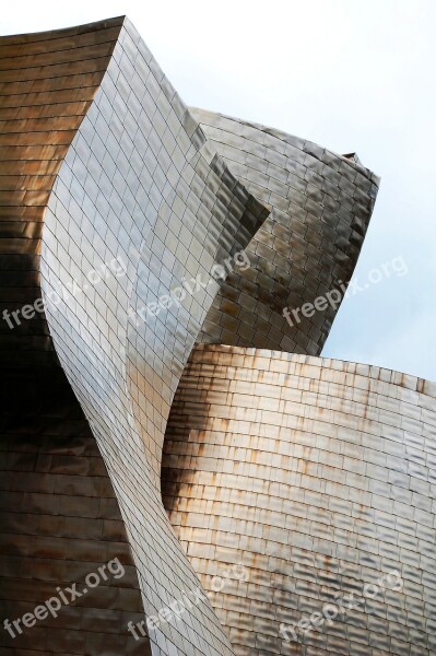 Architecture Guggenheim Bilbao Modern Free Photos