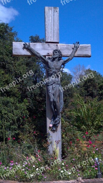 Christ Crucifix San Pedro Center Christianity Jesus