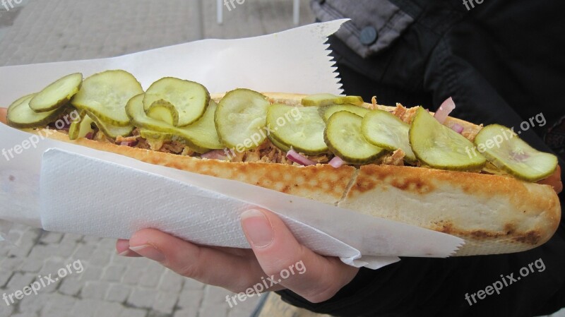 Sandwich Baguette Hot Dog Long Roll