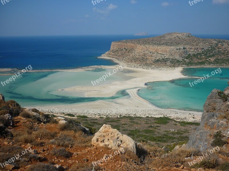 Balos Crete Greece Island Free Photos