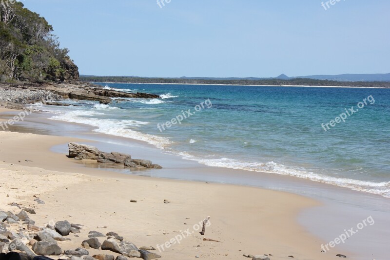 Noosa National Park Tea Tree Bay Bay Beach Ocean