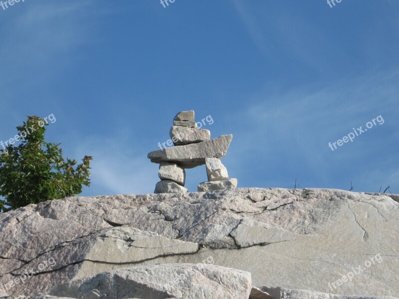 Inukshuk Rock Sculpture Stone Kilarney