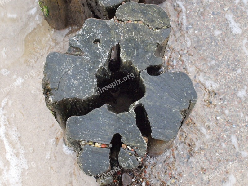 Groyne Beach Baltic Sea Split Fixing