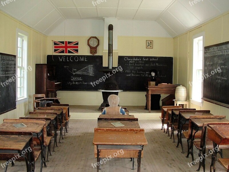 Old School Room School Room Education Canada Free Photos