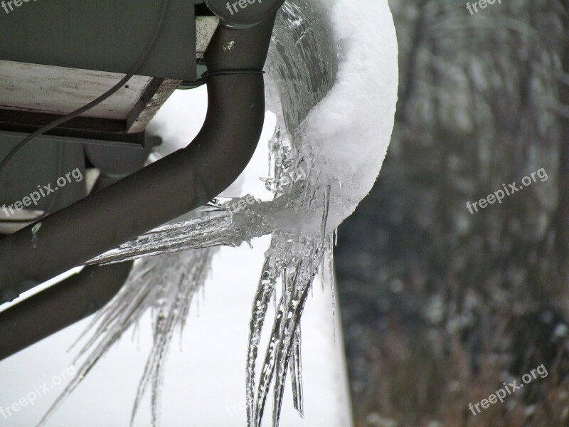 Ice Winter Cold Frozen Icicle