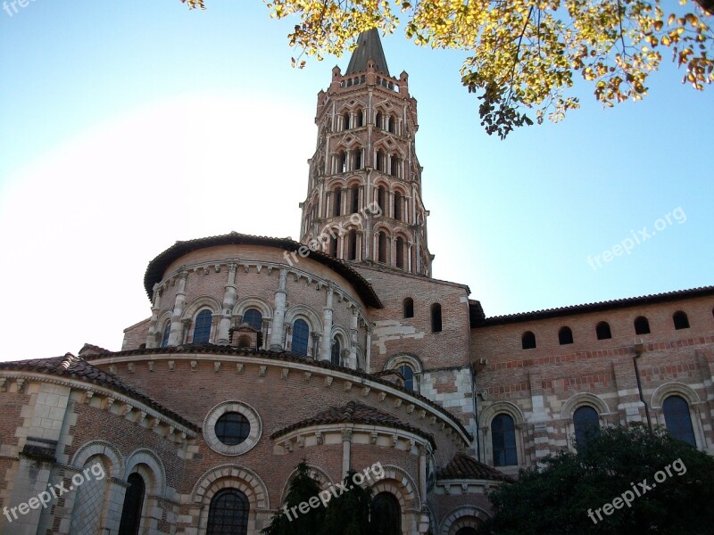 Toulouse Church Bell Tower Heritage Free Photos