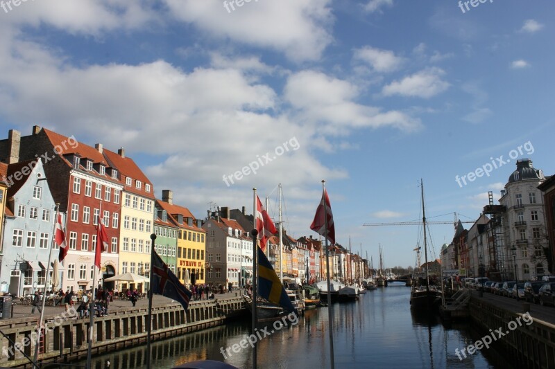 Copenhagen Denmark Nyhavn Free Photos