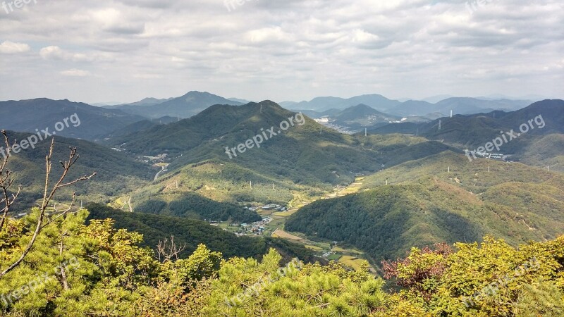 Ungilsan Climbing Republic Of Korea Autumn Free Photos