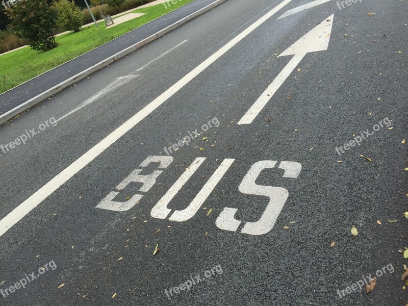 Road Bus Track Tar Symbol