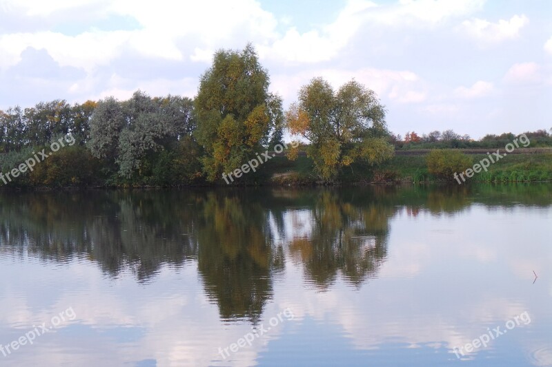 Nature Pond Lake Reflection Trees