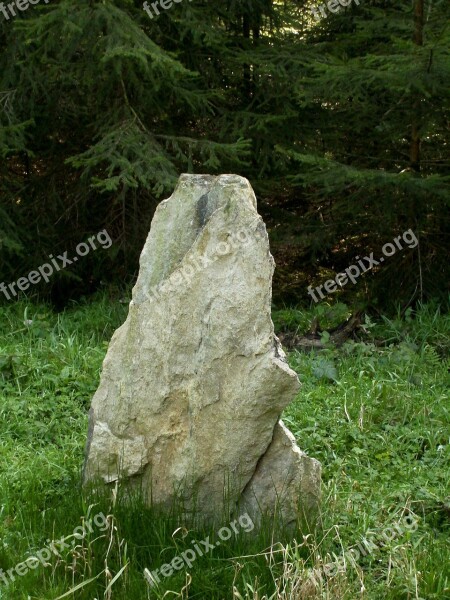 Landmark Floor Limit Mature Countries Forest Stone Ore Mountains