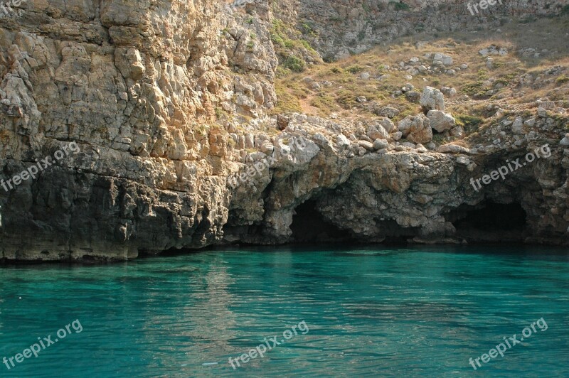 Porto Selvaggio Caves Puglia Regional Park Free Photos