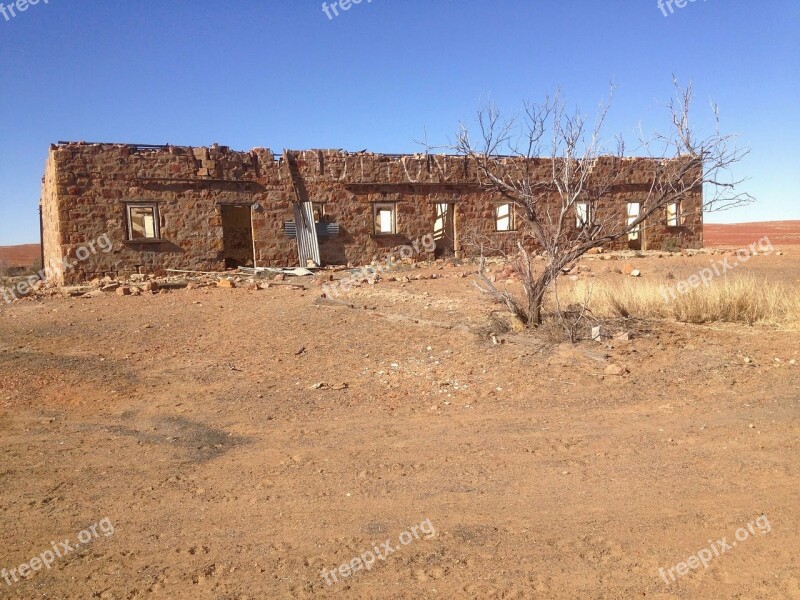 Ruin Outback Australia Building Sky