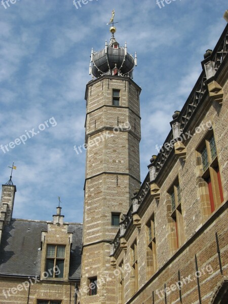 Markiezenhof Tower Bergen Op Zoom Free Photos