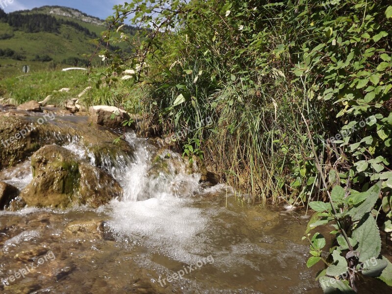 Water Courses Mountain Nature Free Photos