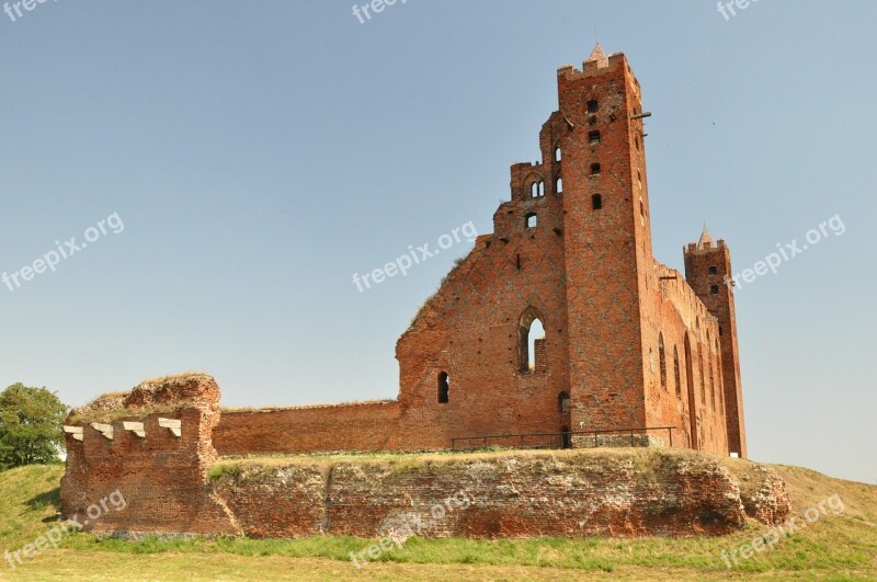 Castle Castle Of The Teutonic Knights Building Architecture Monument