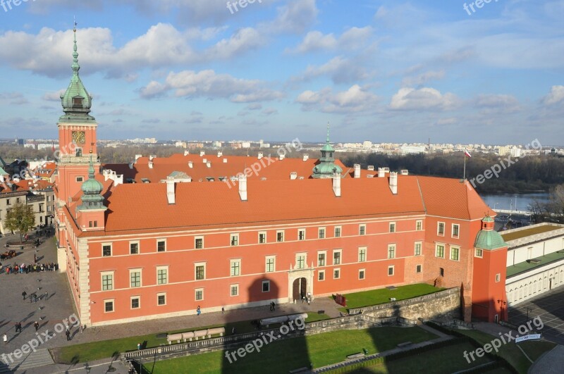 Warsaw Castle Royal Castle Architecture Poland