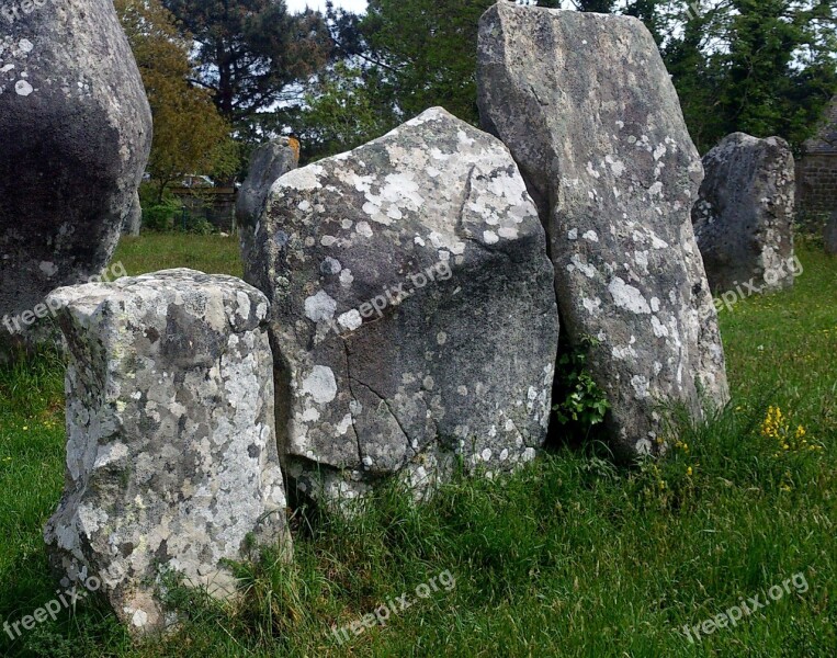 Carnac Stones Brittany Megalith Megalithic Ancient