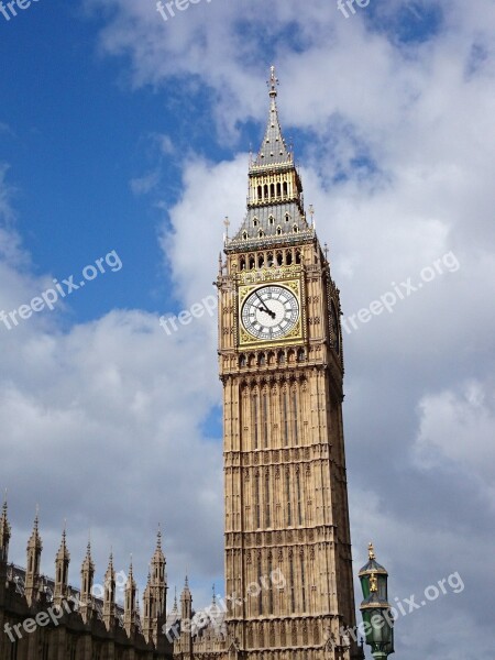 London London Big Clock Clock Towers Free Photos