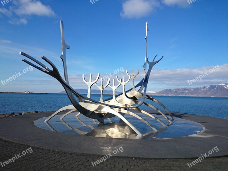 Reykjavik Iceland Sólfar Sun Voyager Landmark