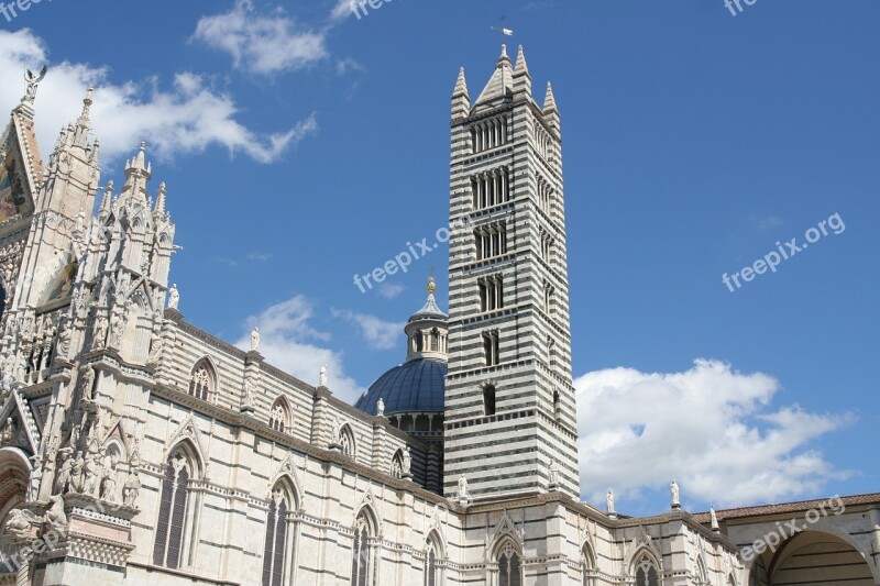 Tuscany Siena Italy The Cathedral Architecture