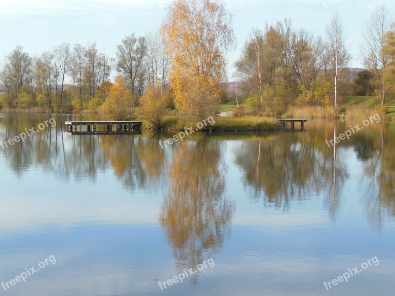 Lake Perach Peracher Bathing Lake Altötting Badesee